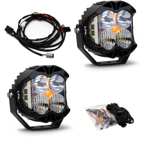 Baja Designs Jeep JL/JT Rubicon Steel Bumper LED Light Kit LP4 w/Upfitter