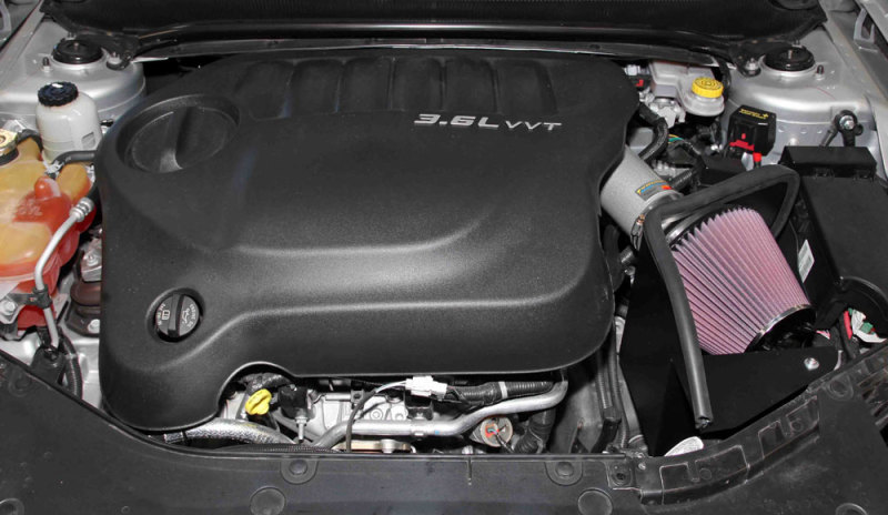 K&N 11-13 Dodge Avenger 3.6L V6 Silver Typhoon Intake - Image 7
