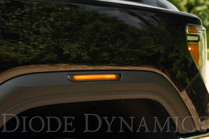 Diode Dynamics 20-21 Sierra 2500/3500 HD LED Sequential Sidemarkers Smoked Set - Image 3