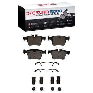 DFC 15-25 Jaguar I-Pace Rear Euro 5000 Ceramic Brake Pads and Hardware Kit