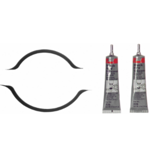 Fel-Pro 94-00 Mazda Miata/95-98 Protege Engine Oil Pan Gasket Set - RTV Silicone w/ Rubber End Seals