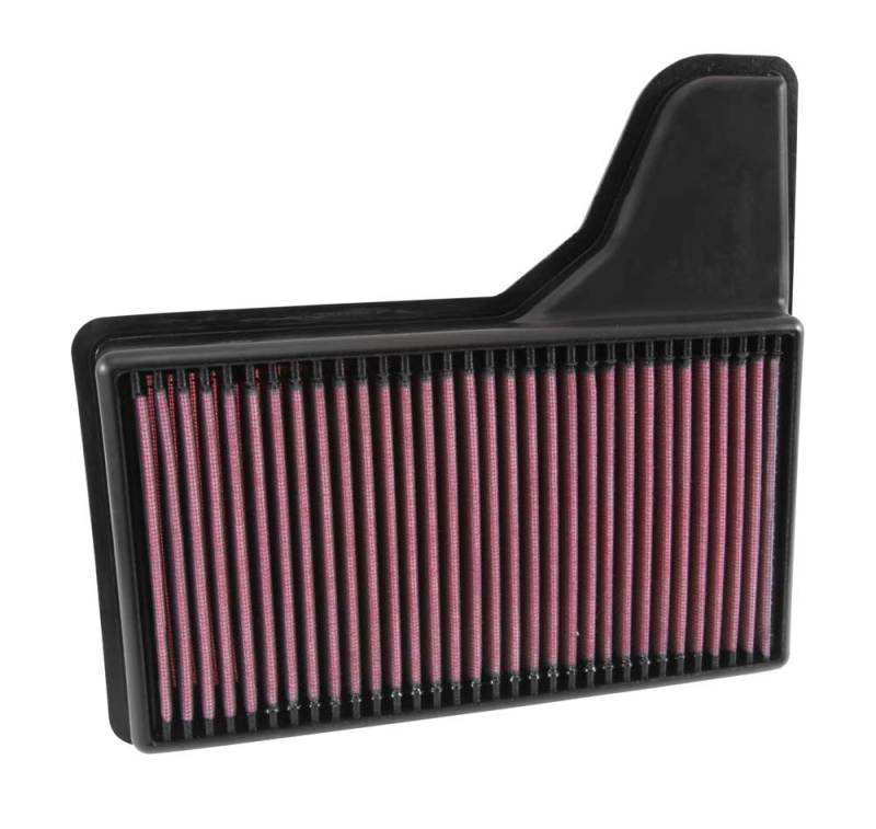 K&N Replacement Panel Air Filter for 2015 Ford Mustang 2.3L L4/3.7L V6/5.0L V8 - Image 2