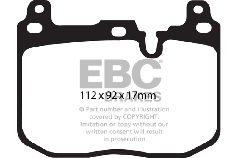 EBC 2017+ BMW M240 Coupe Bluestuff Front Brake Pads - Image 3
