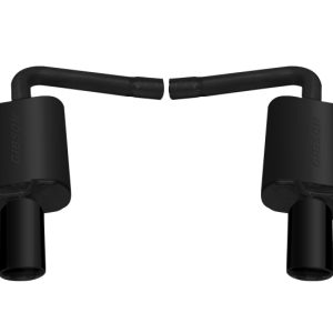Gibson 11-18 Jeep Grand Cherokee Laredo 3.6L 2.25in Axle-Back Dual Exhaust - Black Elite