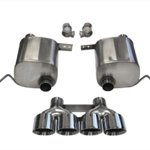 Corsa 2014-2019 Corvette C7 Coupe 6.2L V8 AT/MT 2.75in Valve-Back Dual Rear Exit Polished Xtreme Exh
