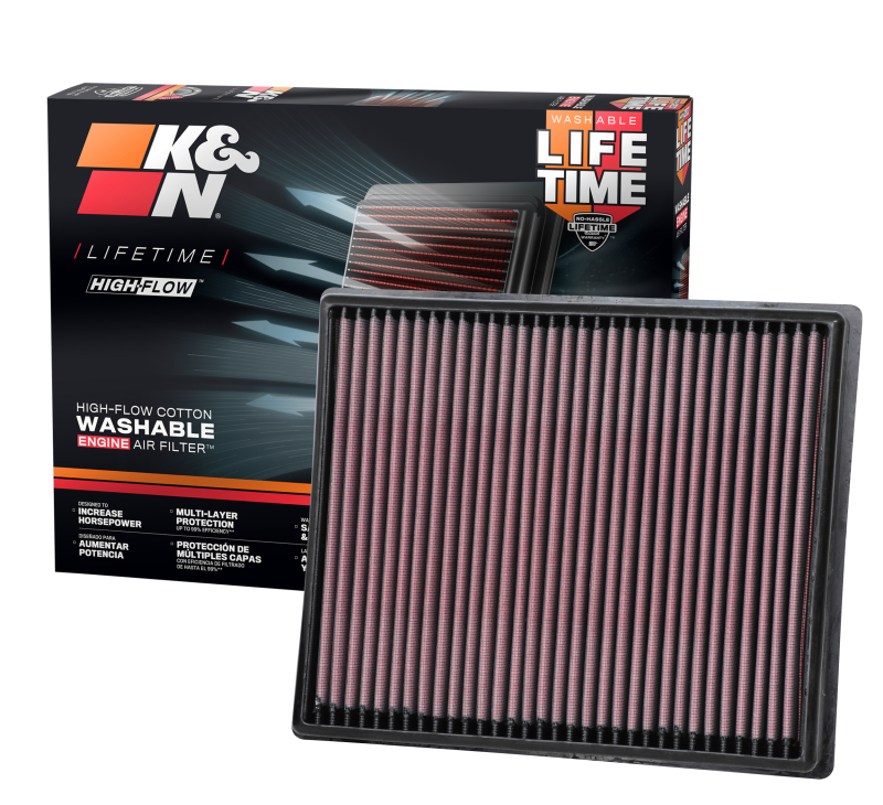 K&N 20-21 Nissan Frontier 3.8L V6 Replacement Air Filter - Image 5