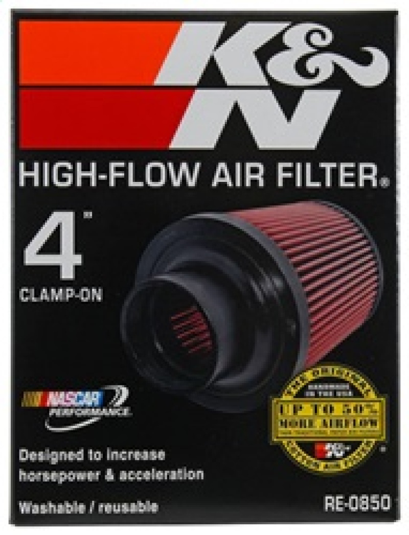K&N Universal Air Filter (4in. Flange / 6in. Base OD / 4-5/8in. Top OD / 6in. Height) - Image 7
