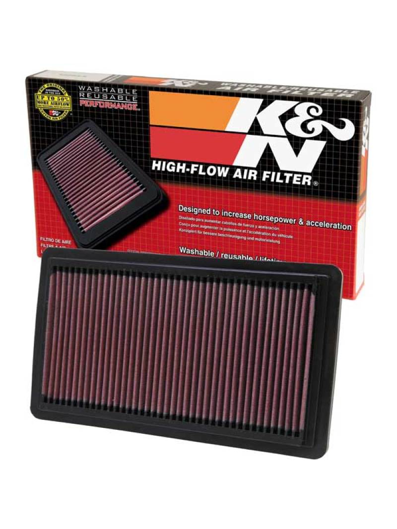 K&N Mazda CX-7 2.3L Turbo Drop In Air Filter - Image 9