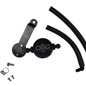 J&L 16-23 Toyota Tacoma 3.5L Driver Side Oil Separator 3.0 - Black Anodized