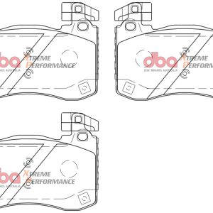 DBA 2018+ Kia Stinger V6 Twin Turbo XP Performance Front Brake Pads
