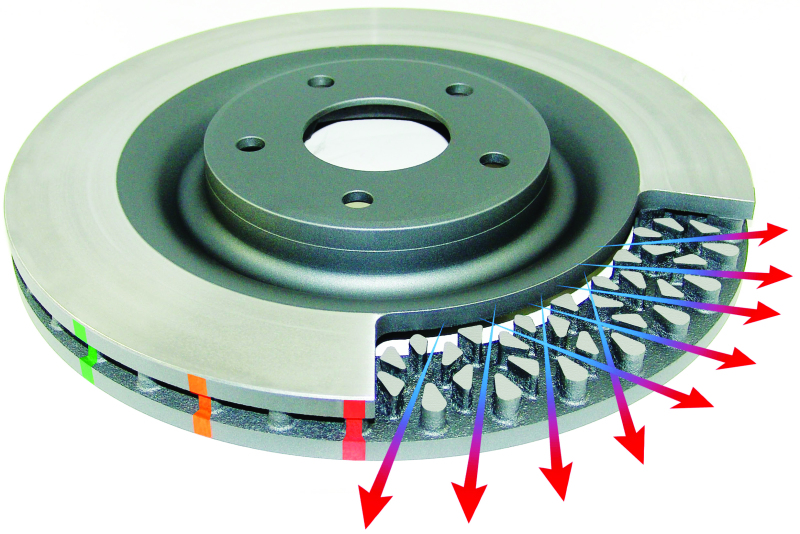DBA 10-16 Ford F-150 (6 Lug) Front Slotted 4000 Series Rotor
