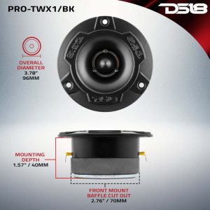 DS18 Pro-X Package w/ Pair of PRO-X6.4BM and a Pair of PRO-TW1X/BK
