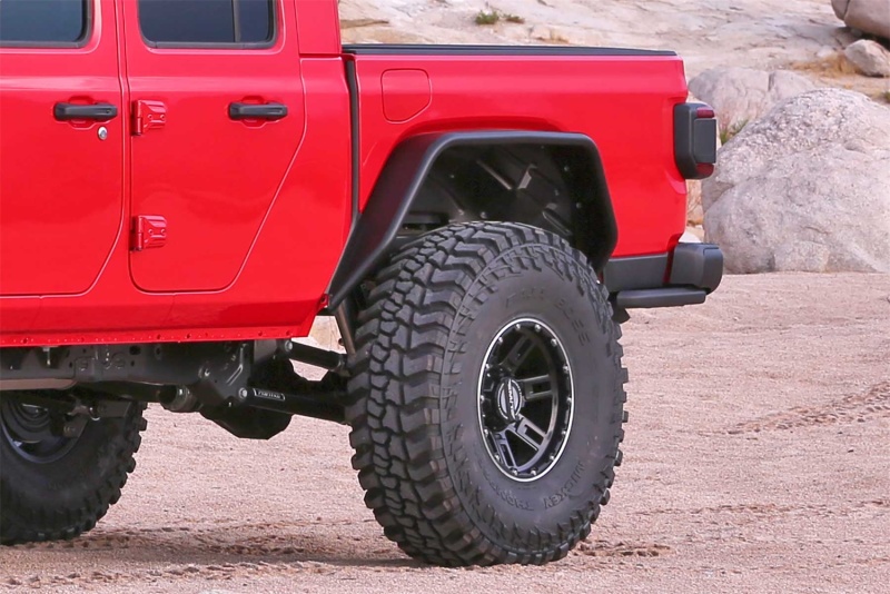 Fabtech 20-21 Jeep Gladiator 4WD Rear Steel Tube Fenders - Image 10