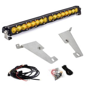 Baja Designs 2022 Toyota Tundra 20in S8 Behind Bumper Light Mount Kit - Amber