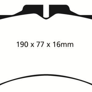 EBC 09+ Lexus LS460 4.6 Sport Redstuff Front Brake Pads