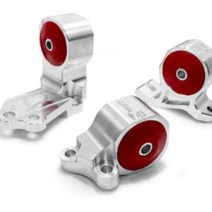 Innovative 88-91 Civic B-Series Silver Aluminum Mounts 95A Bushings (Cable to Hydro Conversion)