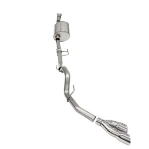 Corsa 2021-2025 Ford F-150 SuperCab/6.5in Bed 3.5L V6 Sport Cat-Back Single Side Exit-Polished