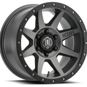 ICON Rebound 17x8.5 6x135 6mm Offset 5in BS 87.1mm Bore Titanium Wheel