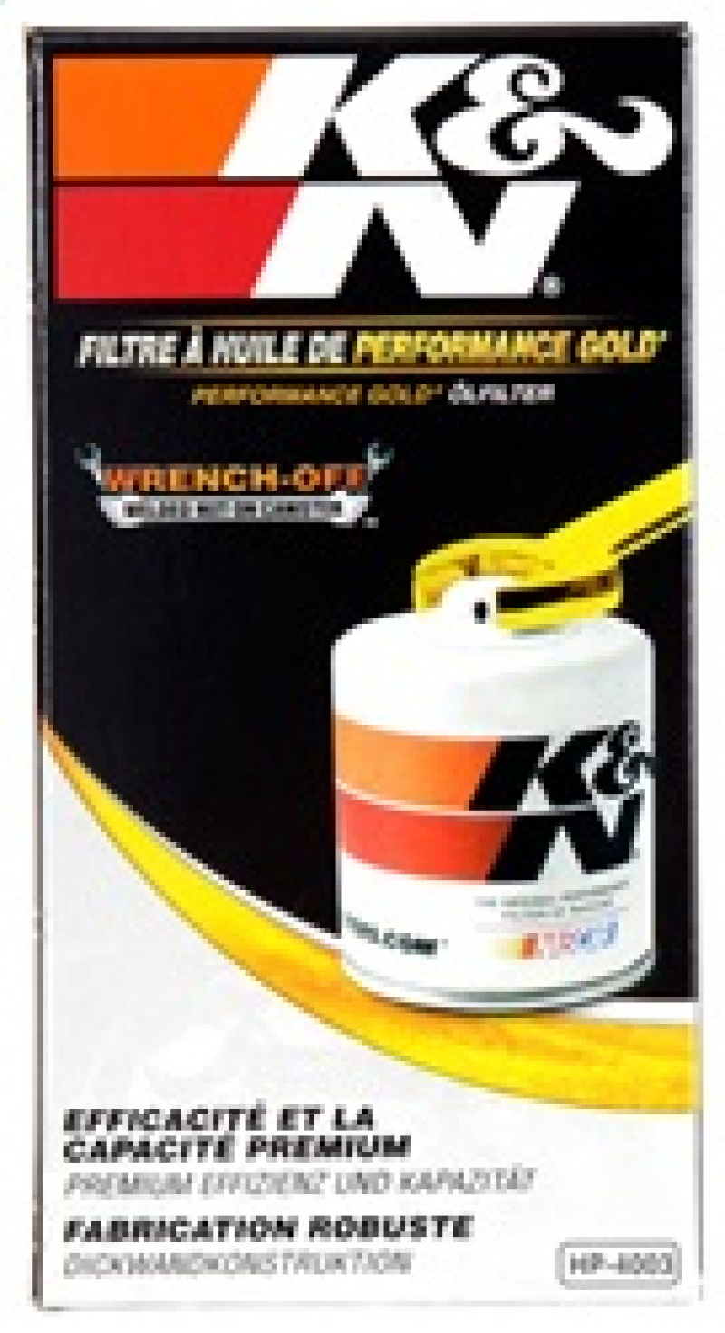 K&N Dodge Performance Gold Oil Filter - Image 8