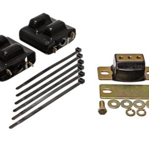 Energy Suspension 87-91 Suburban C10-C30 2WD Black Motor & Transmission Mounts-Zinc Finish