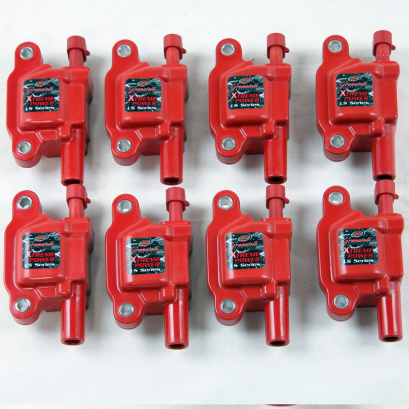 Granatelli 05-13 GM LS1/LS2/LS3/LS4/LS5/LS6/LS7/LS9/LSA Hi-Perf Coil Packs - Red (Set of 8) - Image 4