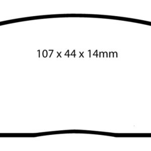 EBC 02-03 Infiniti G20 2.0 Yellowstuff Rear Brake Pads