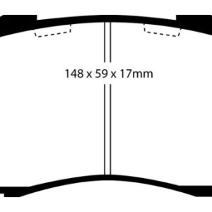 EBC 97 Acura CL 3.0 Yellowstuff Front Brake Pads