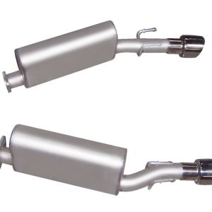 Gibson 05-06 Pontiac GTO Base 6.0L 2.5in Axle-Back Dual Exhaust - Stainless