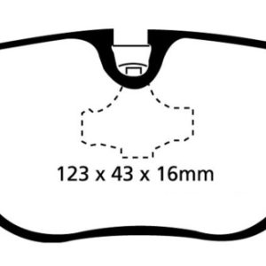 EBC 96-98 BMW Z3 1.9 Redstuff Rear Brake Pads