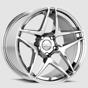 Kansei K15X Astro 19x9.5in / 5x114.3 BP / 12mm Offset / 73.1mm Bore - Chrome