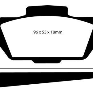 EBC 66-67 Saab Sonnet 0.8 Greenstuff Front Brake Pads