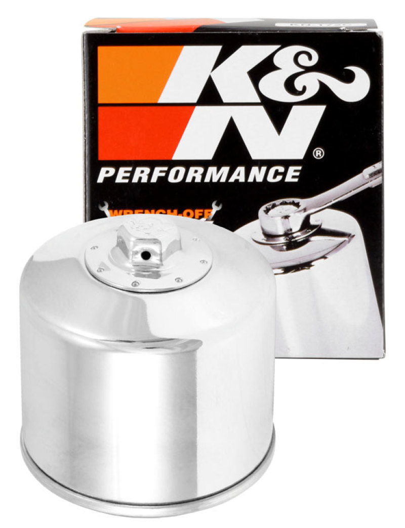 K&N Oil Filter Powersports Canister Chrome - Image 4