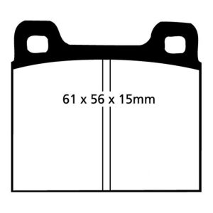 EBC 73-77 Porsche 911 2.7L Redstuff Front/Rear Brake Pads
