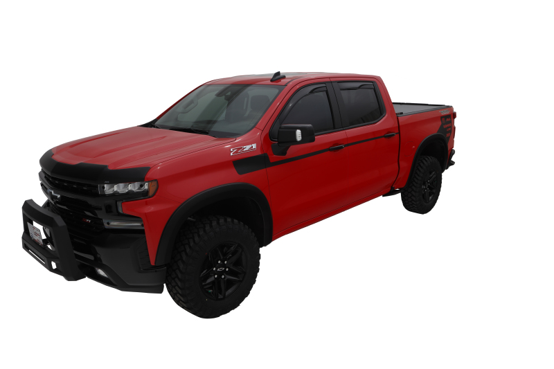Bushwacker 19-21 Chevrolet Silverado 1500 OE-Style 4PC Fender Flares Black Smooth - Image 6