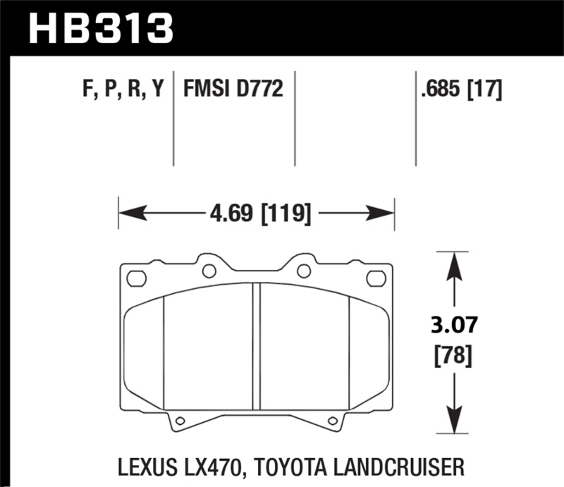 Hawk LTS Street Brake Pads - Image 8