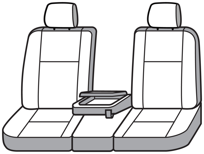 Covercraft 19-24 Chevrolet Silverado Carhartt SeatSaver Custom Front Row Seat Covers - Gravel - Image 4