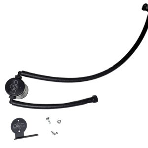 J&L 20-25 Chevrolet Corvette 6.2L LT2 Targa Top Passenger Side Oil Separator 3.0 - Black Anodize