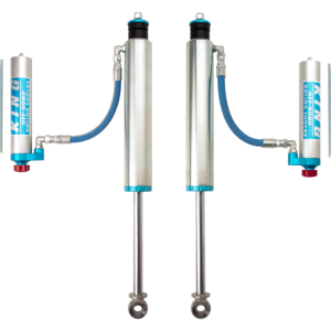 King Shocks 89-97 Toyota Land Cruiser 80 Rear 2.5 Dia Remote Res Shock 3-5in Lift w/Adjuster (Pair)
