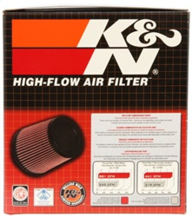 K&N Filter Universal Filter 2 3/4 inch Dual Flange GSXR Oval (2/Box) - Image 8