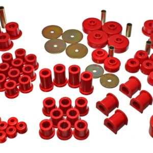 Energy Suspension 79-85 Toyota 4WD Pickup (Except T-100 & Tundra) Red Hyper-Flex Master Bushing Set
