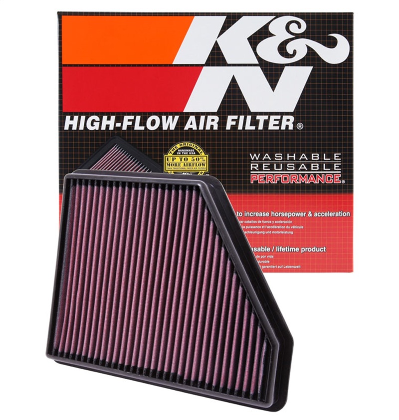 K&N 10 Chevy Camaro 3.6/6.2L Drop In Air Filter - Image 6