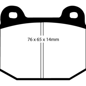 EBC 99-03 Mitsubishi Lancer Evolution 2.0 Turbo Redstuff Rear Brake Pads