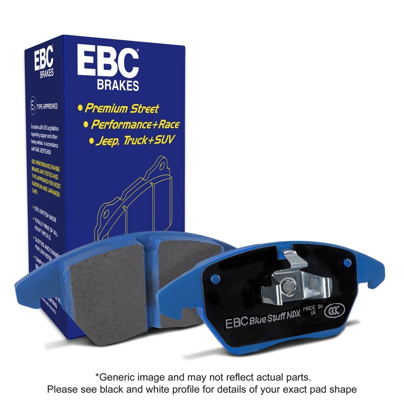 EBC 2019+ BMW Z4 G29 2.0T Bluestuff Rear Brake Pads - Image 10