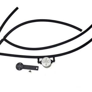 J&L 16-24 Nissan Titan 5.6L Passenger Side Oil Separator 3.0 - Clear Anodized