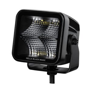 Hella Universal Black Magic 3.2in L.E.D. Cube Kit - Flood Beam