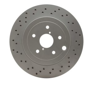 DFC 18-21 Subaru WRX STI Rear Drilled Hi-Carbon Alloy Geomet Coated Rotor