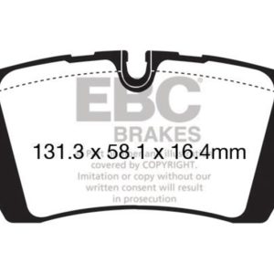 EBC 13+ Land Rover Range Rover 3.0 Supercharged Yellowstuff Rear Brake Pads