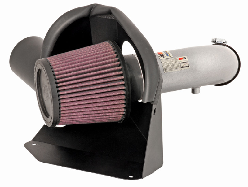 K&N 07-10 Nissan Altima 2.5L Silver Typhoon Short Ram Intake - Image 2
