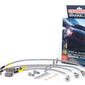 Goodridge 17-21 Honda Civic Type-R (FK8) Stainless Steel Brake Line Kit