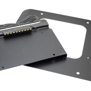 Kentrol 97-06 Jeep Wrangler TJ BackSide License Plate Mount with LED